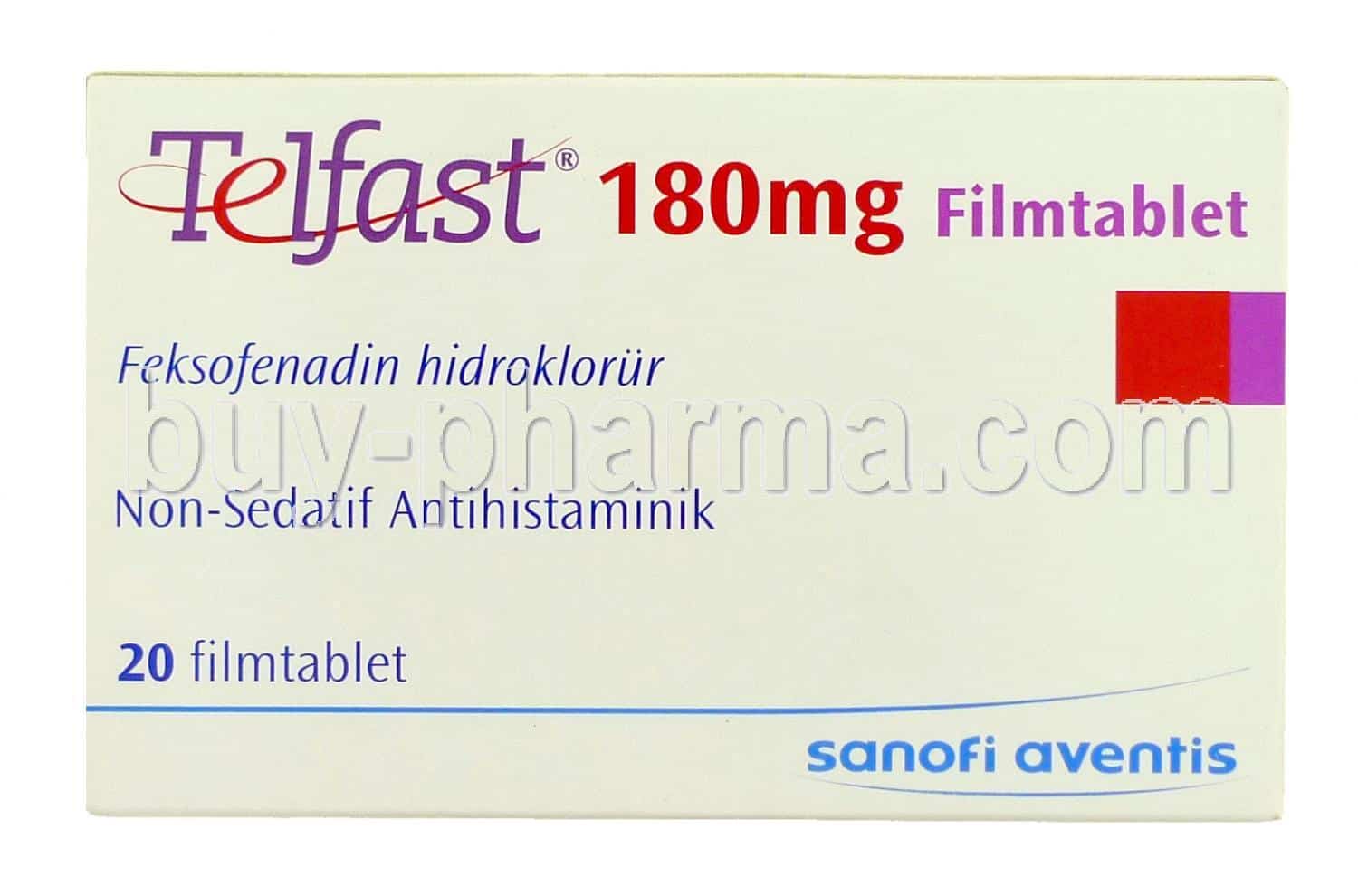 تلفاست 180 مل جرام لعلاج الحساسية  وحكة الجلد