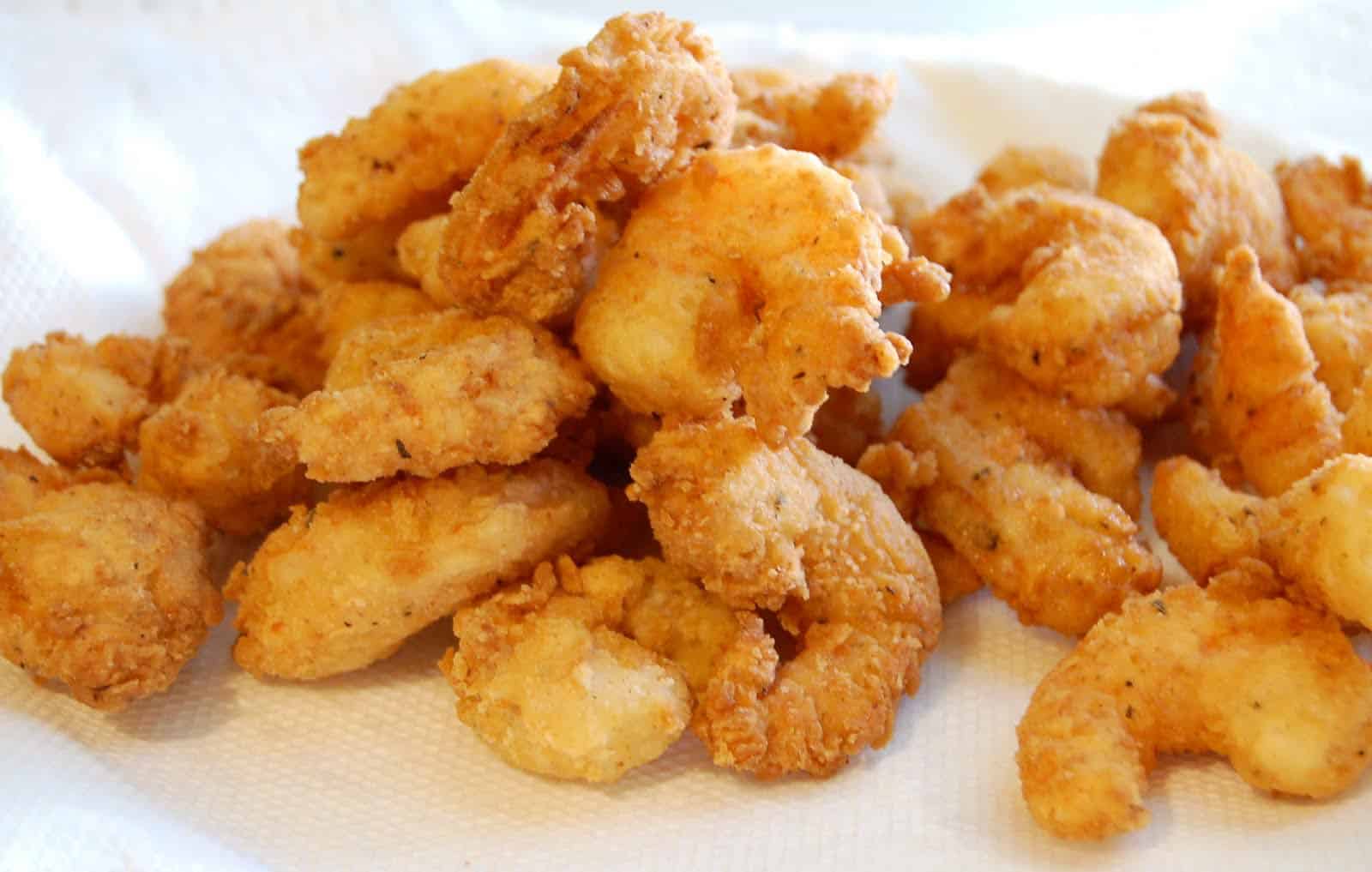 عمل ربيان مقلي