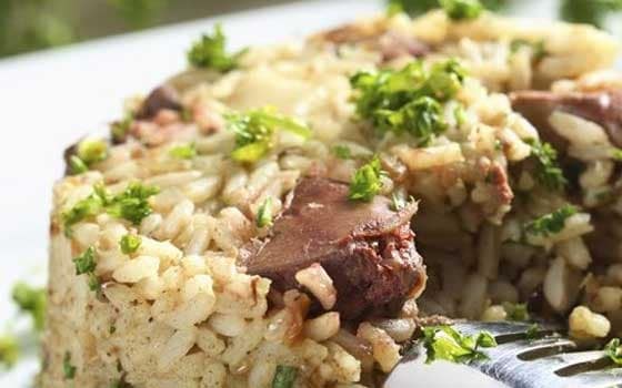 طريقة عمل كبدة الفراخ بالأرز سهلة