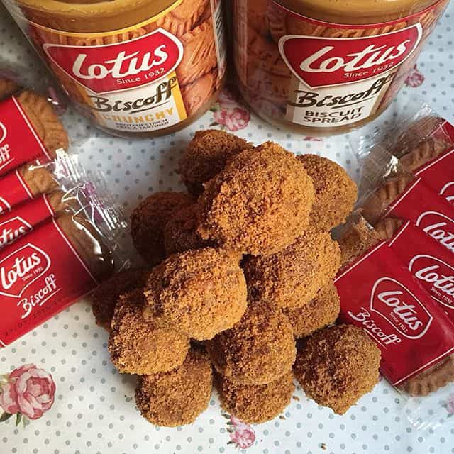 طريقة عمل حلى كرات اللوتس