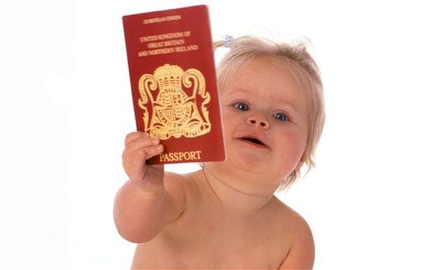 كيفية تصدر جواز سفر للرضيع