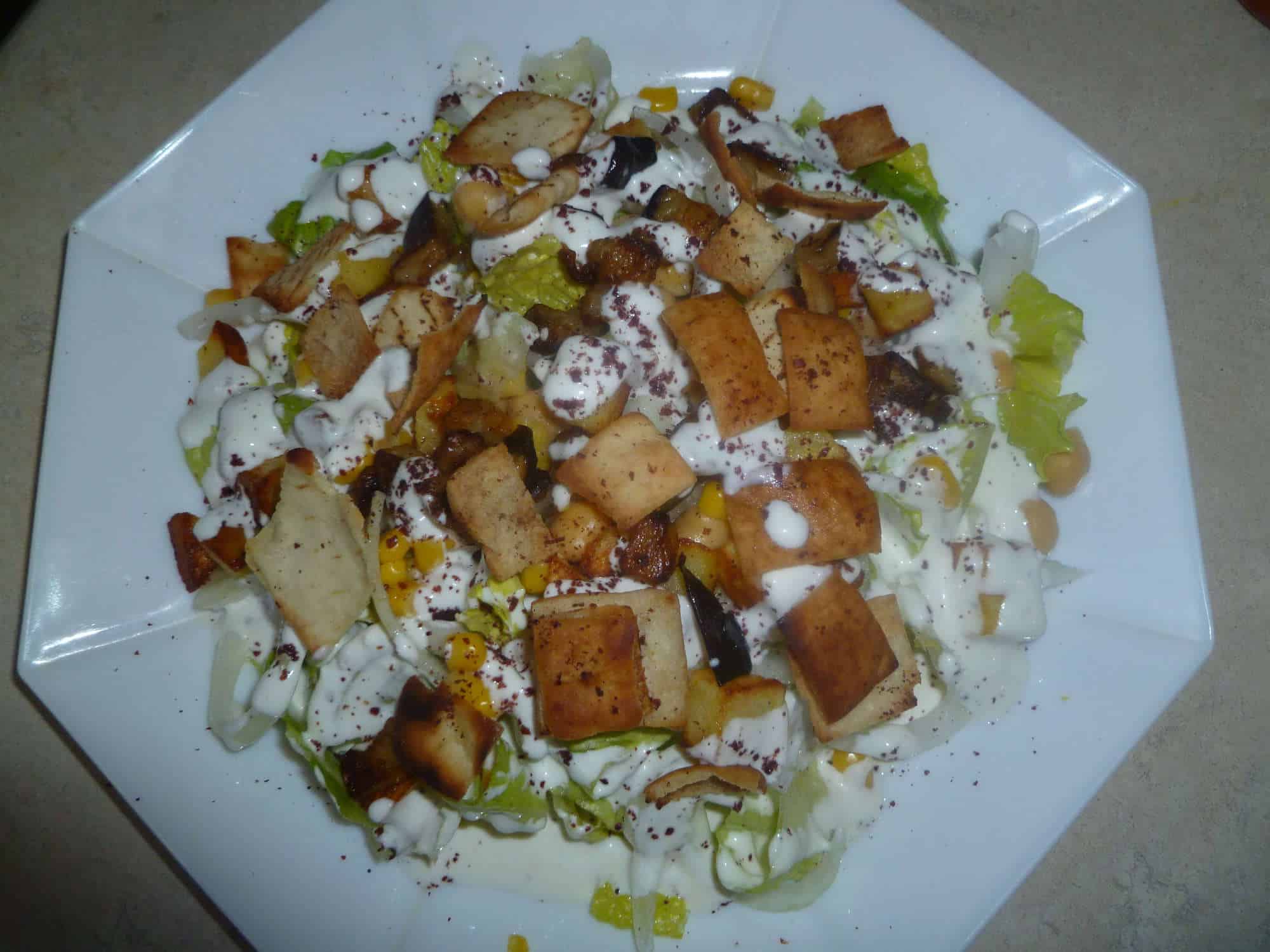 طريقة سلطة مقالي بالصور