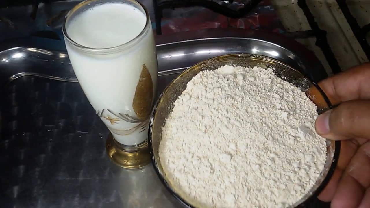 طريقة تلبينة دقيق ملح