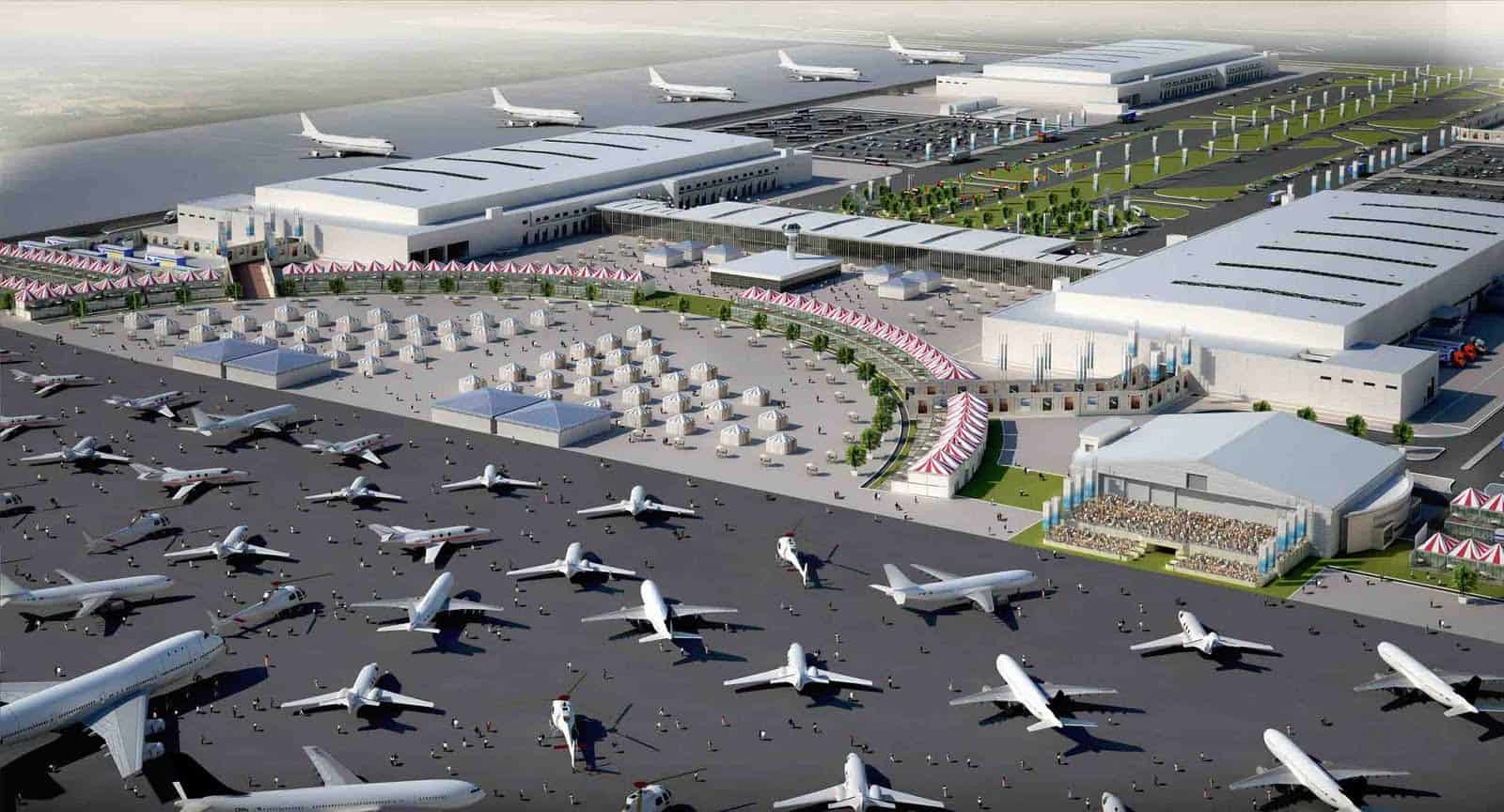 أكبر مطارات العالم مساحة