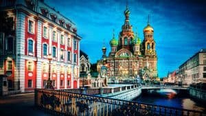 مدينة سانت بطرسبرغ في روسيا