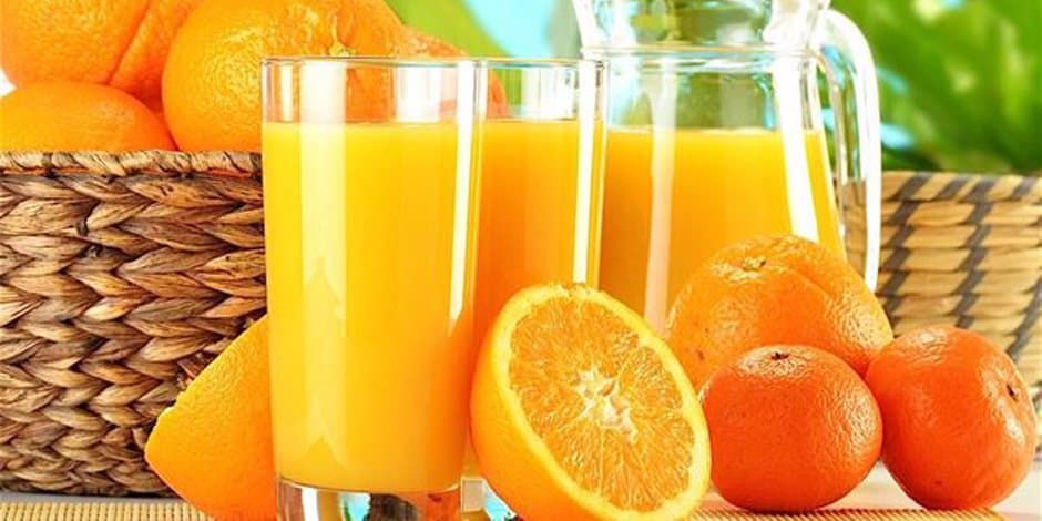 ما هي السعرات الحرارية الموجودة في عصير برتقال المراعي ؟