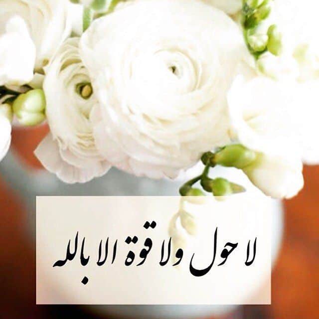 لاحول ولاقوة إلا بالله العلي العظيم