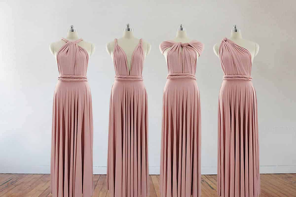 طريقة تفصيل فستان طويل