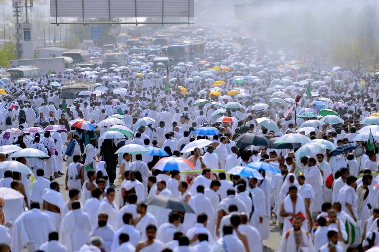 أخر  إحصائية لعدد الحجاج الوافدين للمملكة