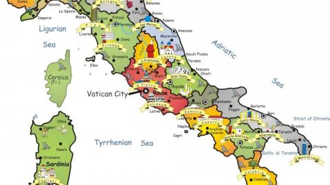 دليل خريطة ايطاليا السياحية وافضل اماكن السياحة في Italy
