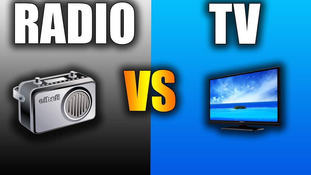 ما هو الفرق بين التلفاز والمذياع