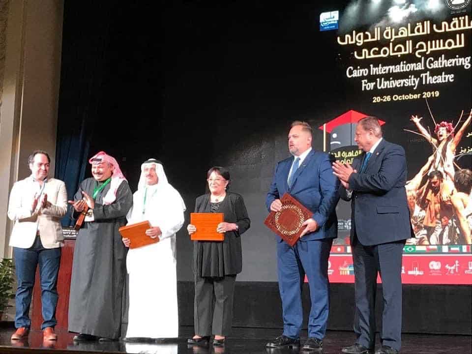 بالفيديو والصور..السعودية ضيفة شرف في ملتقى القاهرة الدولي الثاني للمسرح التجريبي الجامعي