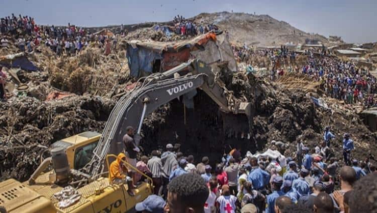 انهيار أرضي بإثيوبيا يتسبب في مصرع 22 شخصاً