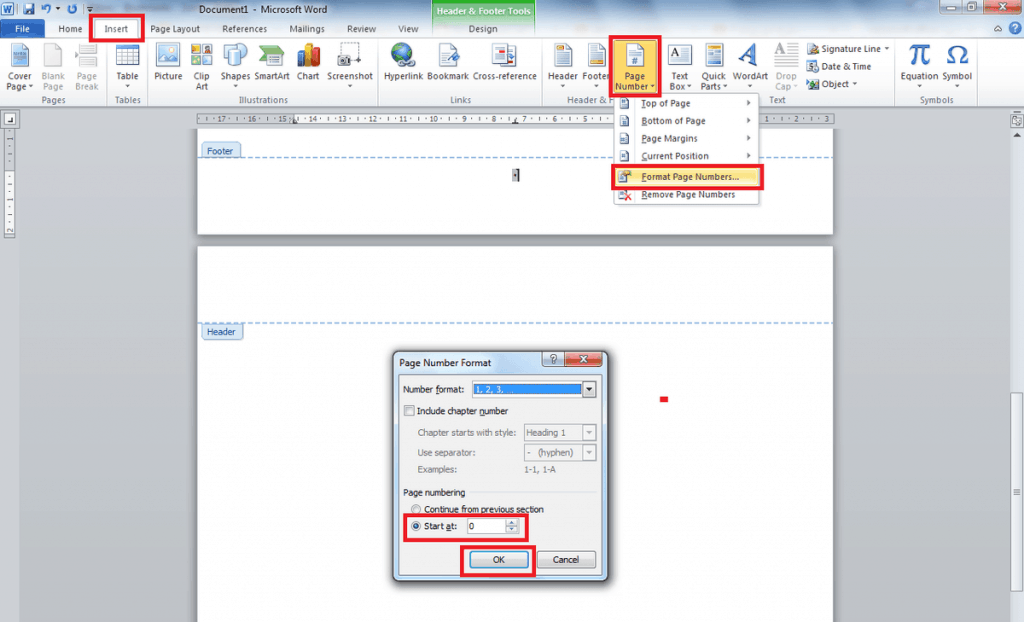 طريقة ترقيم الصفحات في الوورد طريقة ترقيم الصفحات في الوورد