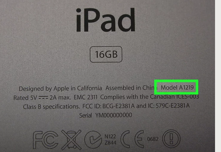 كيف اعرف نوع الايباد