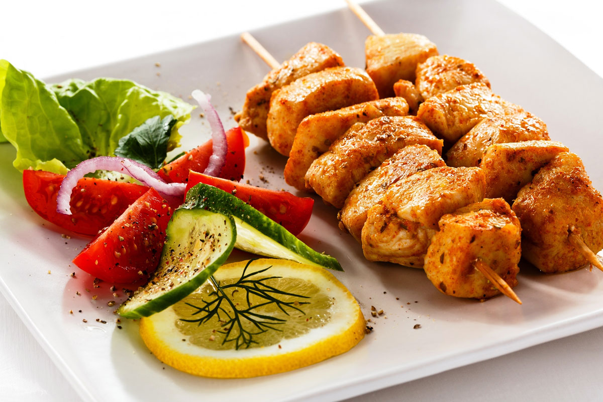 صينية خضار بالدجاج سهله