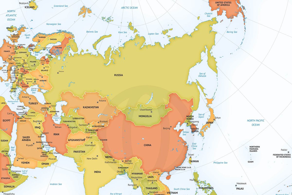 ما هي اسماء دول قارة اسيا