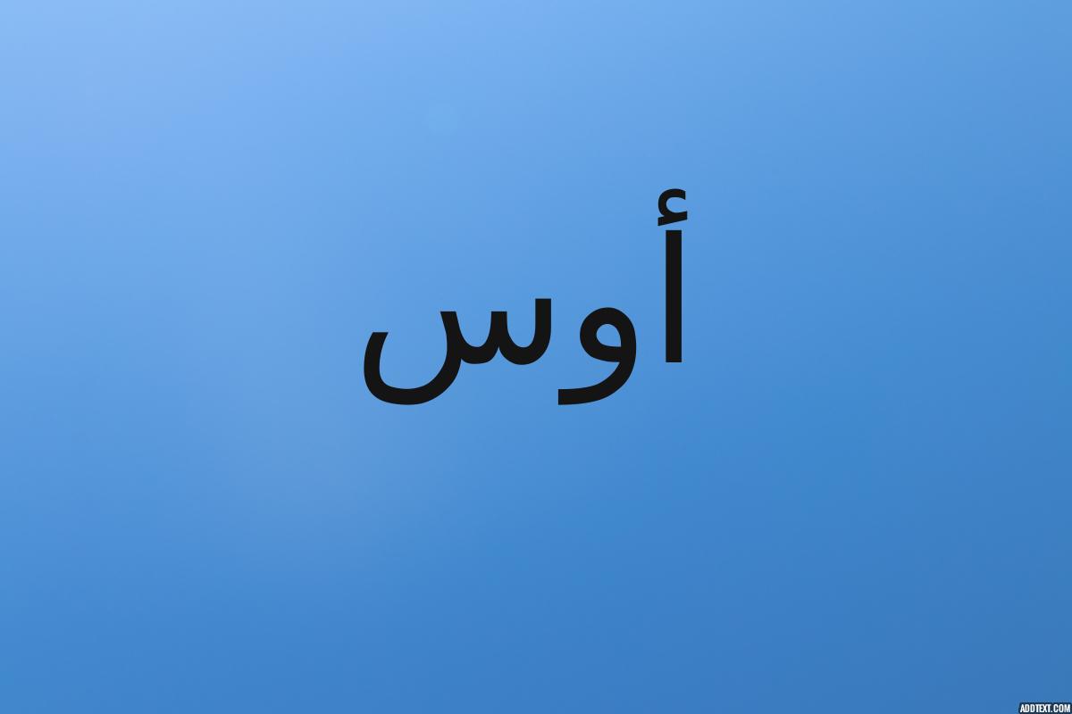 معنى اسم أوس في اللغة العربية
