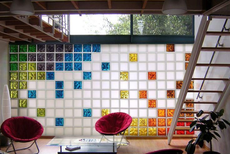 اشكال الطوب الزجاجي