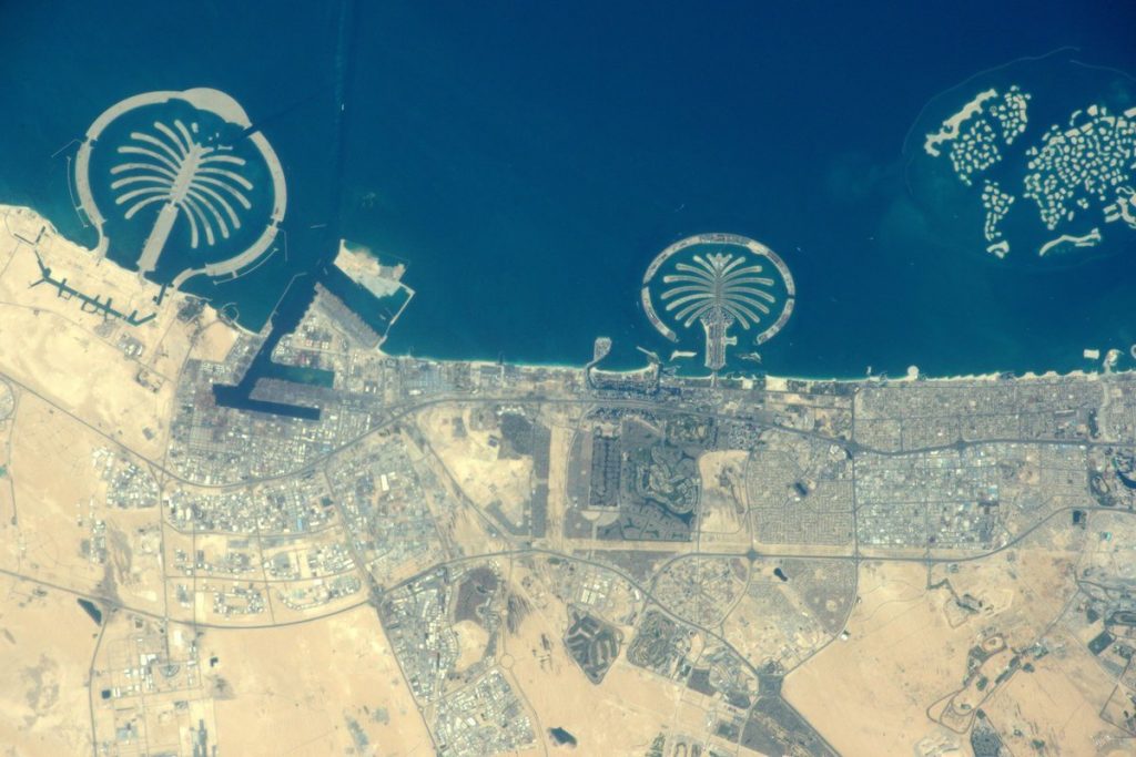 صور دبي من الفضاء صور دبي من الفضاء