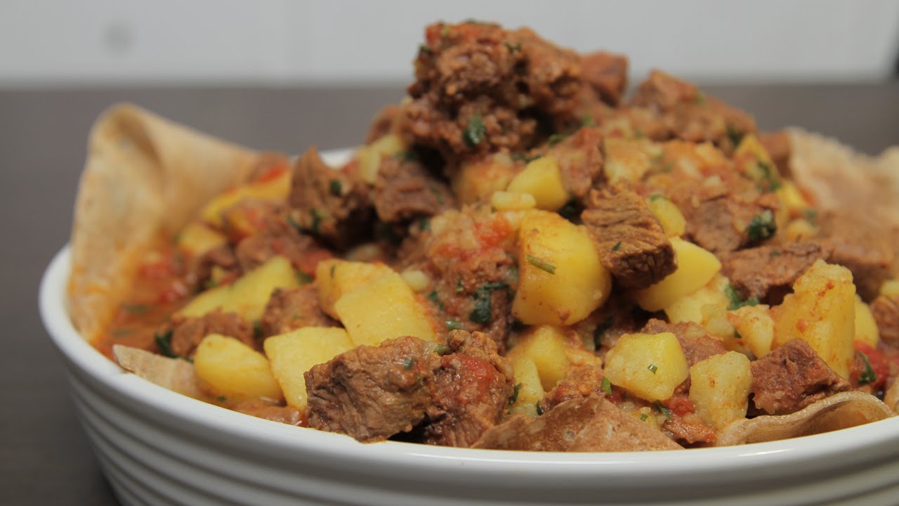 طريقة عمل الثريد خطوة بخطوة