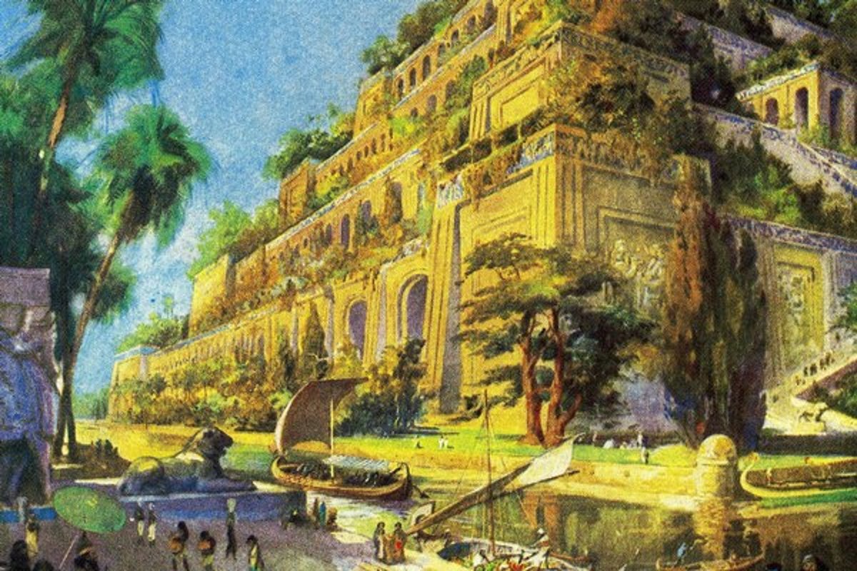 تقرير عن حدائق بابل المعلقة