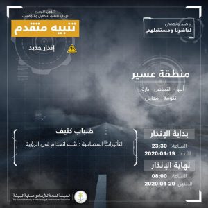 حالة الطقس في السعودية 20 يناير 2020 ...والأرصاد تُنبّه المملكة تسجل أقل درجة حرارة دون الصفر حالة الطقس في السعودية 20 يناير 2020 ...والأرصاد تُنبّه المملكة تسجل أقل درجة حرارة دون الصفر