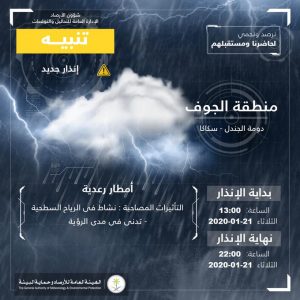 حالة الطقس في السعودية اليوم 21 يناير 2020 ...وموجه قطبية شديدة البرودة حالة الطقس في السعودية اليوم 21 يناير 2020 ...وموجه قطبية شديدة البرودة