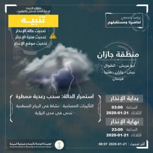 حالة الطقس في السعودية اليوم 21 يناير 2020 ...وموجه قطبية شديدة البرودة حالة الطقس في السعودية اليوم 21 يناير 2020 ...وموجه قطبية شديدة البرودة