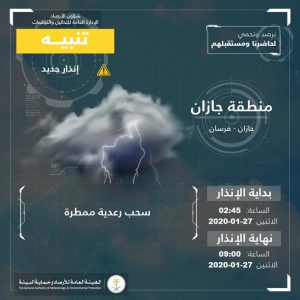 حالة الطقس في السعودية 27 يناير 2020 ..وتحذيرات بطقس بارد حالة الطقس في السعودية 27 يناير 2020 ..وتحذيرات بطقس بارد