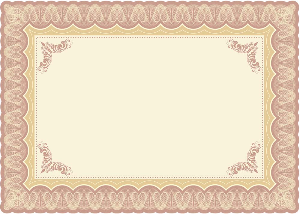 اطارات شهادات تقدير فوتوشوب