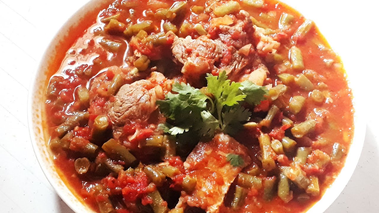 طريقة عمل اللوبيا الخضراء باللحم بوصفة سهلة