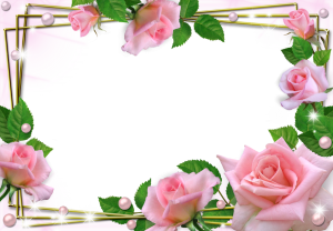 اطار مزخرف بالورد اطار مزخرف بالورد