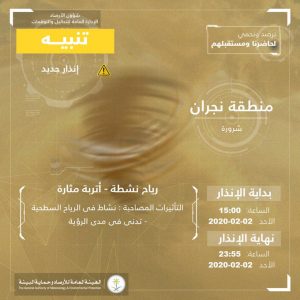 حالة الطقس في السعودية الأحد 2 فبراير 2020 ..الأرصاد تُجدد الإنذار حالة الطقس في السعودية الأحد 2 فبراير 2020 ..الأرصاد تُجدد الإنذار