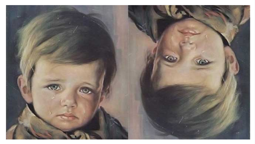 قصة لوحة الطفل الباكي الحقيقية