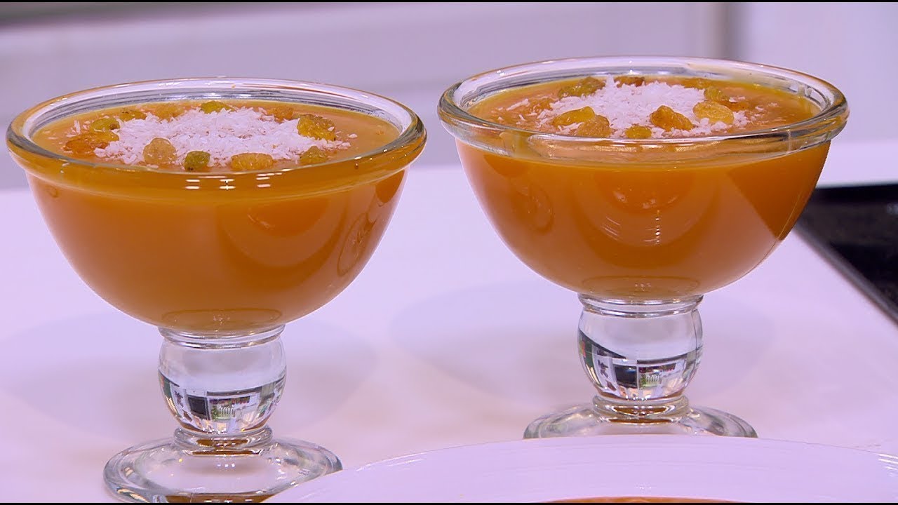 طريقة عمل قرع العسل بالمهلبية طريقة عمل قرع العسل بالمهلبية
