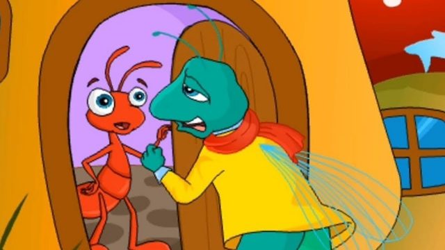 قصة النملة والصرصور مكتوبة للأطفال