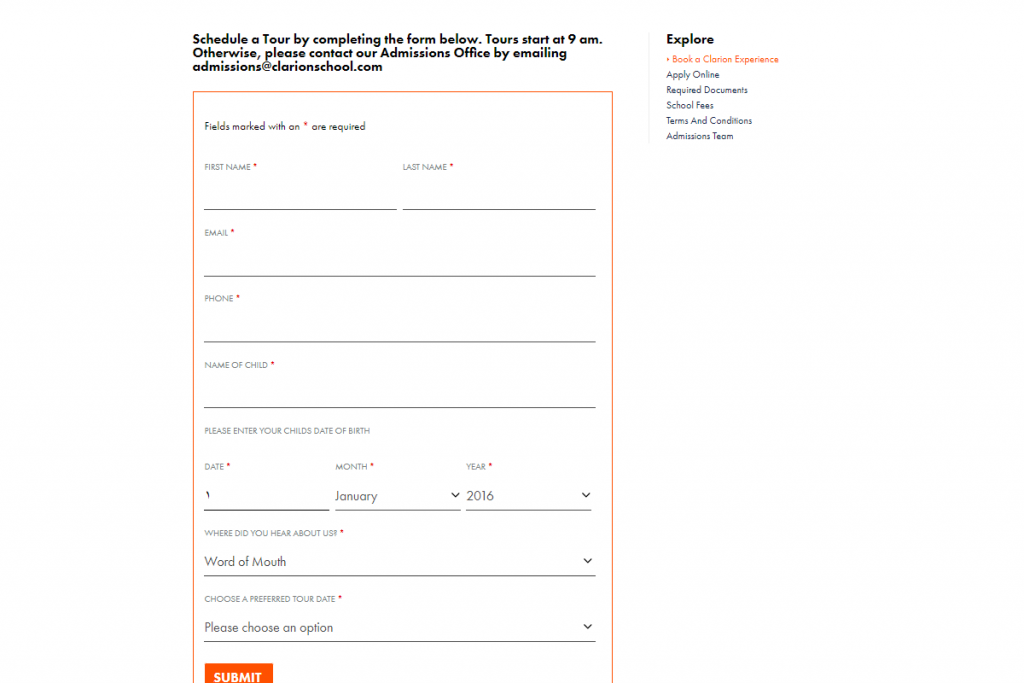 حجز زيارة لمدرسة كلاريون دبي حجز زيارة لمدرسة كلاريون دبي