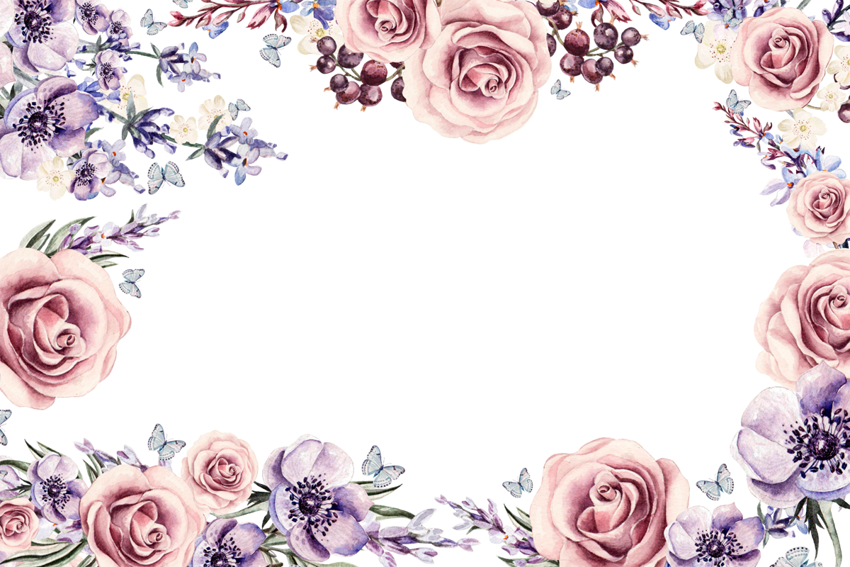 أجمل إطارات الورد