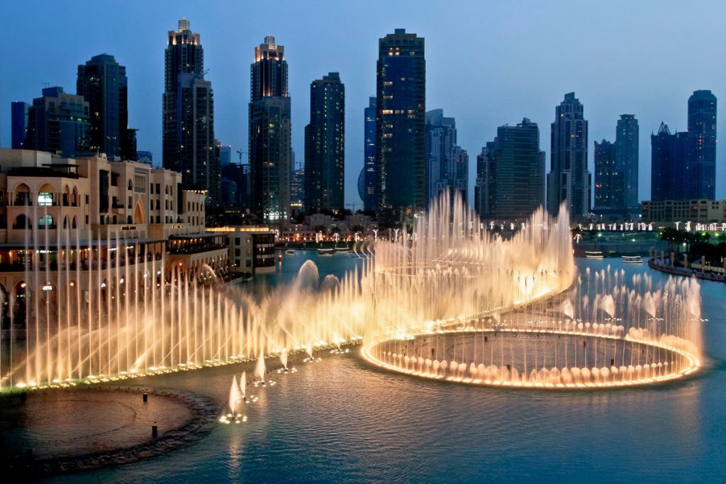 صور نافورة دبي 2020