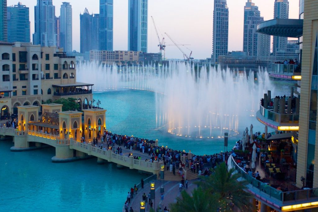 أجمل صور نافورة دبي