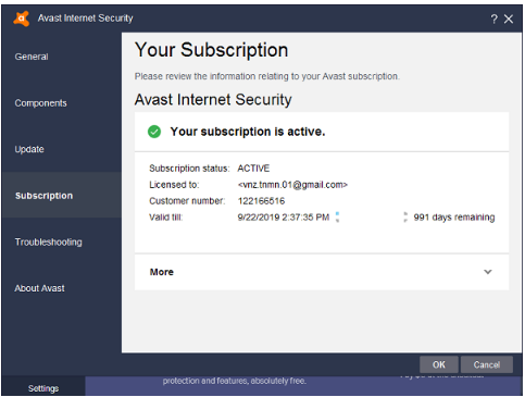 تفعيل avast secureline vpn