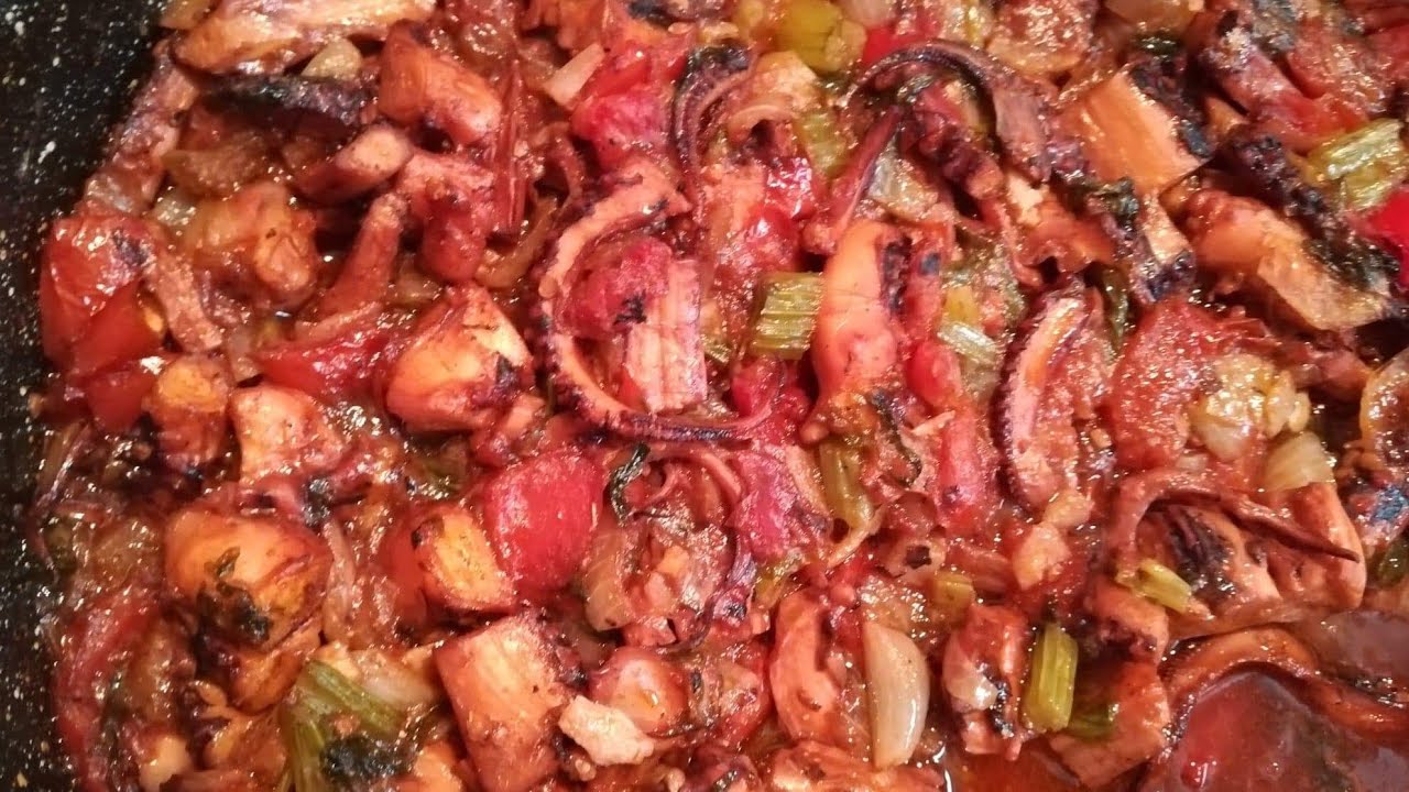 اخطبوط مطبوخ اخطبوط مطبوخ