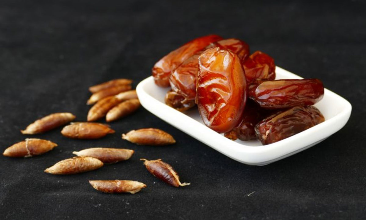 اذكر عملا فنيا استخدم فيه نوى التمر