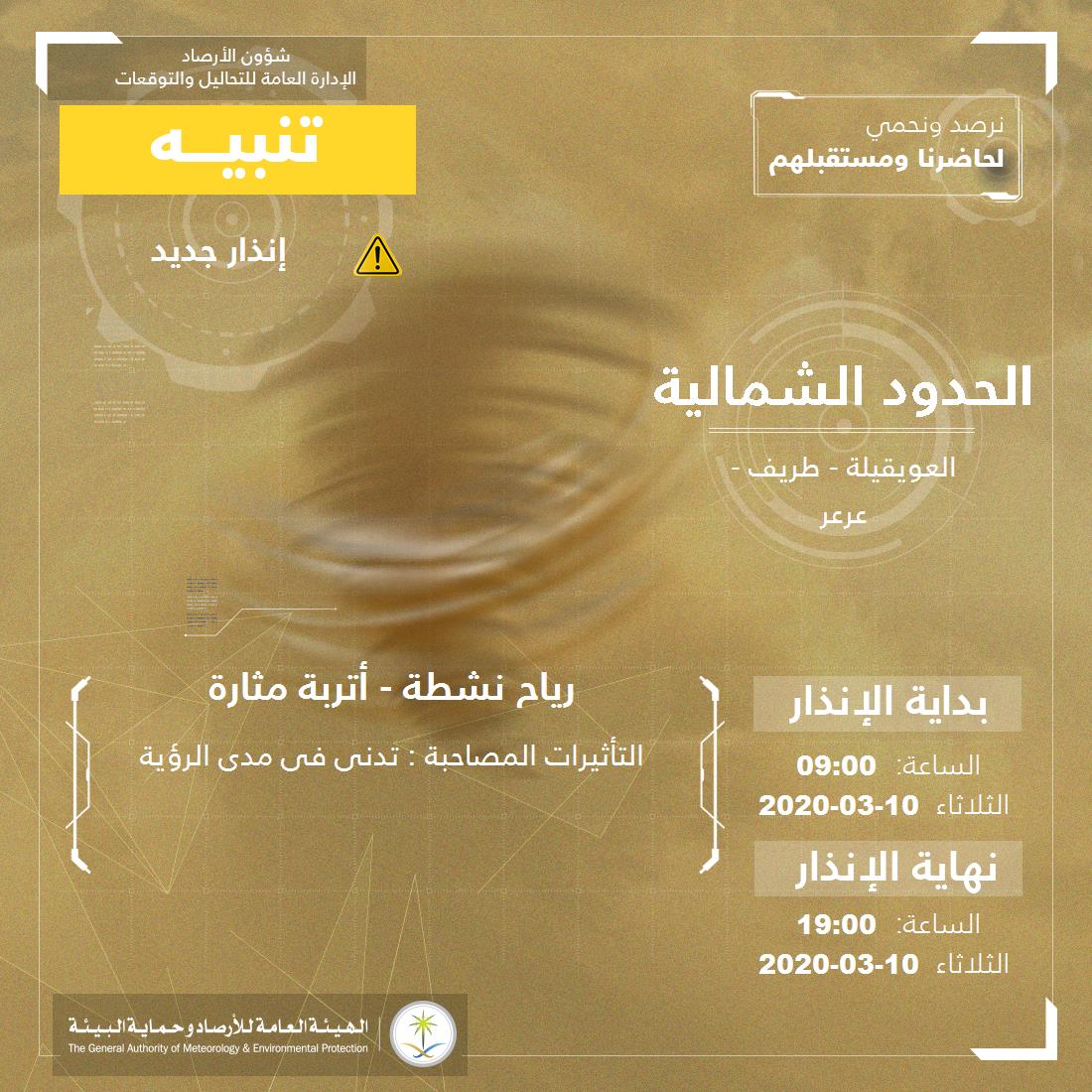 حالة الطقس في السعودية الثلاثاء 10 مارس 2020 حالة الطقس في السعودية الثلاثاء 10 مارس 2020