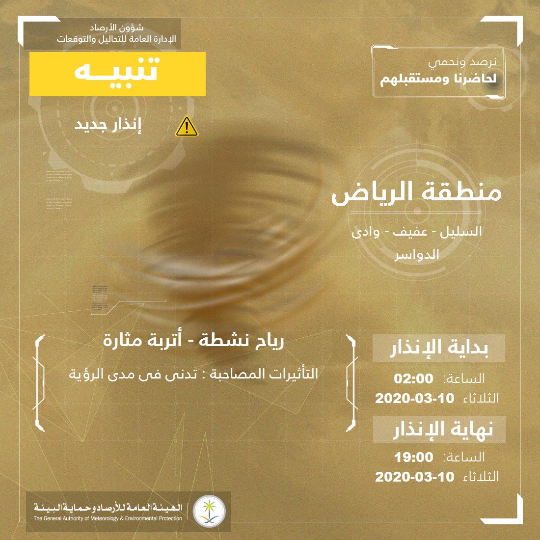 حالة الطقس في السعودية الثلاثاء 10 مارس 2020 حالة الطقس في السعودية الثلاثاء 10 مارس 2020