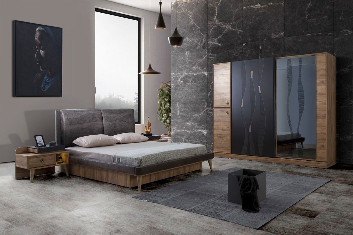 غرف نوم مودرن كاملة بالدولاب 2020