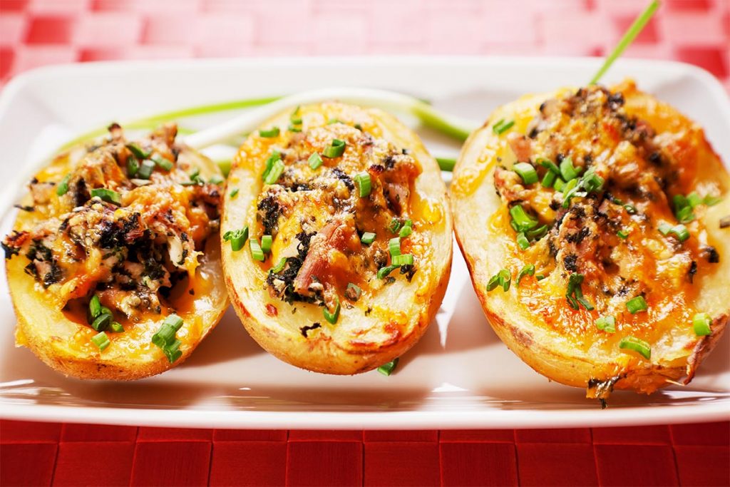 محشي بطاطس مشوية بالفرن للدايت محشي بطاطس مشوية بالفرن للدايت