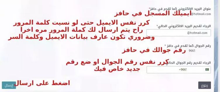 طريقة التسجيل في حافز للرجال والنساء طريقة التسجيل في حافز للرجال والنساء