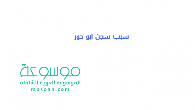 ما هو سبب سجن ابو حور القصة الحقيقية